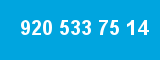 920 533 75 14 920 533 75 14